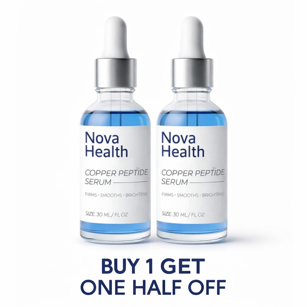 Nova Health Copper peptide serum buy 1 get 1 half off!